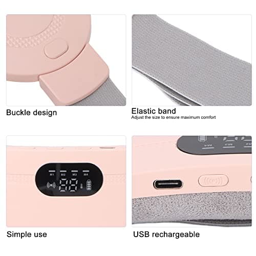 Ceinture Chauffante De Massage à La Taille, Ceinture Chauffante Menstruelle Taille Réglable Pour Les Femmes Pour La Taille De L'abdomen