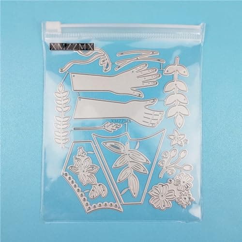 XMZZMX Matrices de découpe en métal pour la Saint-Valentin - Pour la fabrication de cartes, gaufrage en papier, pochettes de rangement, cadres photo, albums photo, scrapbooking, loisirs créatifs
