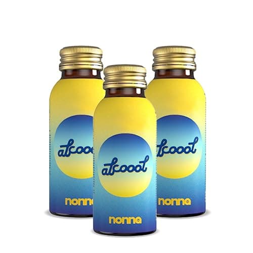 NONNA LAB - Alcoool - Lot de 3 x 100 ml - Récupération & Réhydratation - Compléments Alimentaires Action 5 En 1 - Boisson Vegan & Sans Gluten