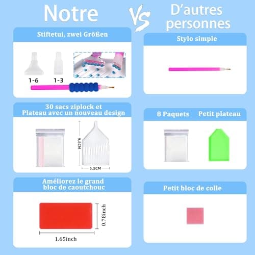 Mafenr Art Diamond Painting Chat, Chat Diamond Painting Adulte, Peinture Diamant Adulte pour Cadeaux et Décoration 30x40 cm