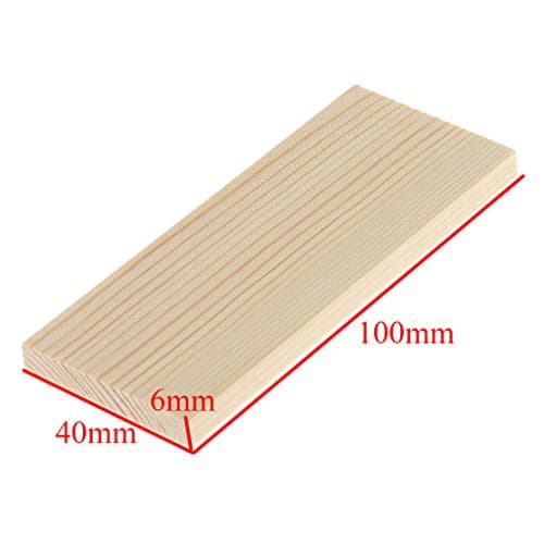 MagiDeal 10x Planhes De Bois Morceau Brun Accessoire Décoration Fête Loisirs Créatifs Pièce DIY Haute Qualité - 10cm