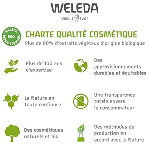 WELEDA - Lait corporel Calendula - Adoucit et hydrate - Pour la peau délicate délicate des bébés et des jeunes enfants ou les adultes à la peau sensible - NATRUE - 200 ml