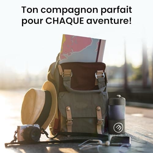Serviette en microfibres + sac transport | Lot de 2 – Petite & grande: Serviette de bain + mains | Pour la douche | Légères, absorbantes, compactes | Séchage rapide - Sport camping voyage plage (Blue)