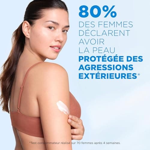 Mixa Expert Peau Sensible - Crème Céramide Protection - Anti-Sécheresse Sévère - Peaux Très Sèches et Fragilisées - Visage, Corps, Mains - Hypoallergénique - Sans Parfum - 400ml