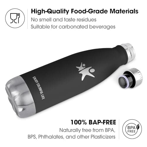 KollyKolla Gourde Isotherme 750ml, Gourde Inox sans BPA, Bouteille d'eau Reutilisable, Etanche, Isolation Double Paroi, Bouteille Isotherme Acier Inoxydable, pour Enfant, Adulte, Sport, École, Bureau