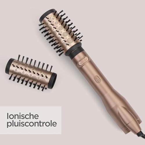 Babyliss AS952E - BaByliss Paris - Brosse soufflante rotative Big Hair Dual, Or, 1 Unité (Lot de 1)
