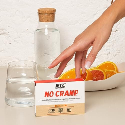STC NUTRITION - No Cramp - Favorise la contraction musculaire - Anti-crampes & anti-acide lactique - Aide à lutter contre la fatigue - Sans Gluten - Cure 30 jours - Marque Française