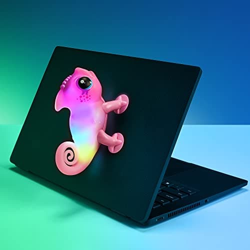 Little Live Pets - Nova Le caméléon Lumineux | Jouet interactif Lumineux Multicolore, Plus de 30 Sons, Plus de 10 humeurs, Répète après toi, Détecte Les Sons (Piles incluses, à partir de 5 Ans)