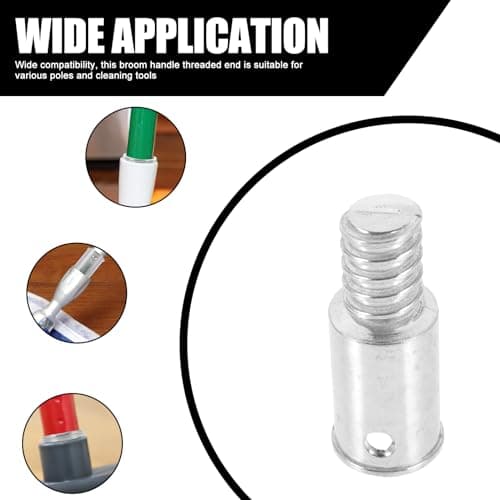 OSALADI Filetage Français Poteau De Fer Adaptateur Pour Balai Remplacement Rallonge Adaptateur Italie Adaptateur Poignée Conseils Pour Poteaux En Bois Style Américain Rallonge Outils De