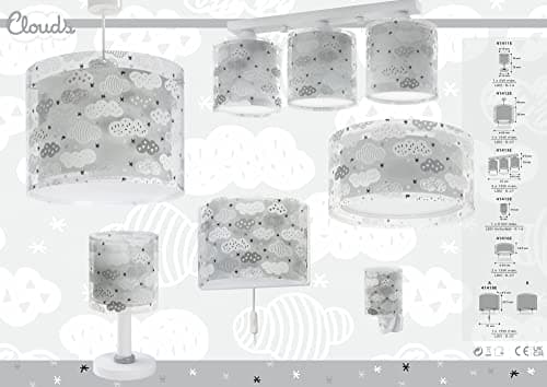 Dalber lampe suspension enfant Clouds Nuages Vert