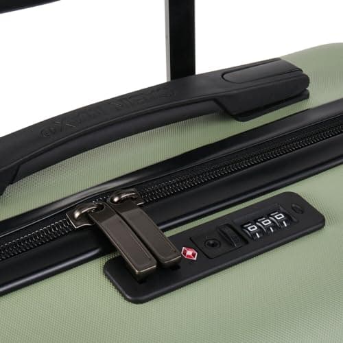 Cabin Max Valise à Main 55x35x25 cm, légère, Coque Rigide, Bagage à Main, avec 4 Roues, Serrure à 3 Chiffres (Bodo Grun, Air France, KLM), Bodo Grun, 55 x 35 x 25cm ...