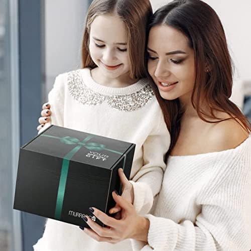 Maverton Coffret à bijoux avec miroir intérieur, Boîte blanche à personnaliser, Coffre à trésors - cadeau personnalisé pour femmes - talisman
