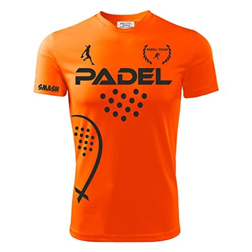 ZENA Kit Maillot Short Fluorescent Padel t-Shirt Paddle World Smash Tennis Compétition