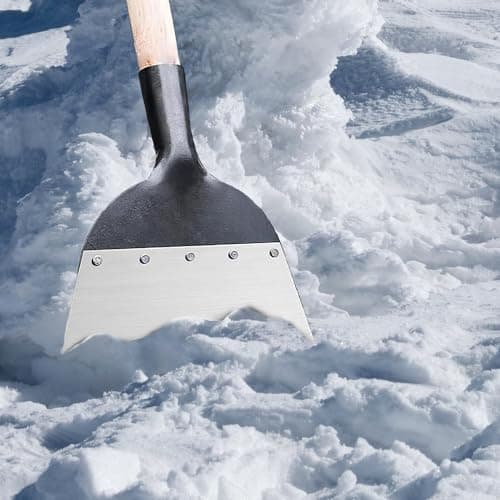 Pelle de Nettoyage de Jardin Multifonction, Multifonctionnelle Outil de Désherbage,Pelle Jardinage,Convient pour Désherber, Pelleter la Neige, Nettoyer Les Fermes (23cm)
