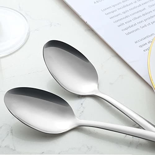 Cuillere a Cafe, Petite Cuillère en Acier Inoxydable Funnydin 36 pièces, 5,9", va au Lave-vaisselle, Cuillere,Cuillère à café, Cuillère à thé pour la cuisine.