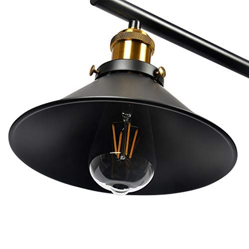 KUNGHEYFATCHOY Lampe à suspension à trois lumières, îlot de cuisine réglable industriel rustique lustre ferme ferme Vintage plafonniers luminaire pour cuisine île salle à manger foyer