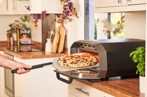 Ooni pelle à pizza 30cm – Pelle à pizza à long manche en aluminium super lisse – Pelle légère pour tourner les pizzas, Accessoires pour four à pizza d'extérieur