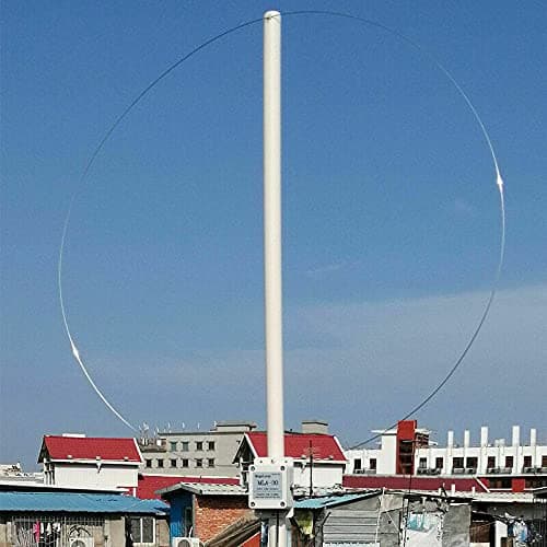GutView MLA-30 + Plus Antenne de Boucle de Version de Mise à Niveau 0,5-30 MHz Anneau étanche à la Pluie antenne de réception Active Faible Bruit Onde Courte Moyenne