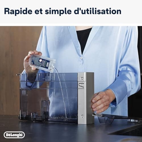 De'Longhi EcoDecalk Mini DLSC200, Anticalcaire, Nokalk pour Machine a Café, 2 x 100 ml, Marron
