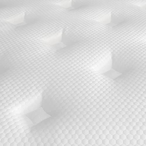 IZTOSS Matelas 140x190cm - Épaisseur 22cm - Luxe Matelas de Lit d'Adulte et d'enfant - Mousse à Mémoire - 7 Zones de Confort Mousse Mémoire Adaptative