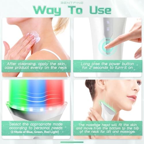 Appareil Anti Rides Visage Massage 3 en 1 Modes 45°C EMS Lifting Massage avec Socle Soin Anti-âge de Peau Électrique Appareil de Beauté Vibration Tonification Pour Raffermissement du Visage et du Cou