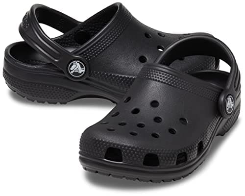 Crocs Unisexe Enfant Classic Clog T Sabots, Black, 25/26 EU