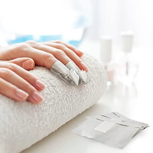 Mylee Kit de Dissolvant Mylee Gel Remover 250ml Vernis à Ongles Semi Permanent + 100 Lingettes en Coton Non Pelucheuses Pré-fixées sur Feuilles d'Aluminium, Dissolvant Acétone Vernis Gel UV & LED
