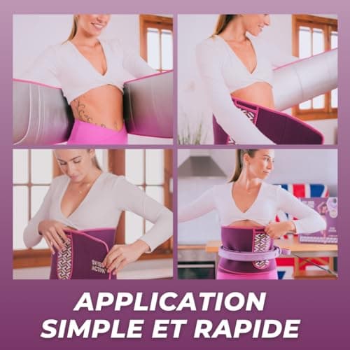 Swiss Activa+ XL Waist Trimmer pour Femmes - Sculpt Touch : Tailleur de Taille Réduction Efficace de la Graisse du Bas-Ventre. Enveloppe de Taille de première qualité pour la Perte de Poids