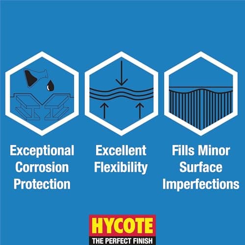 Hycote Peinture en Aérosol Noir Satiné, 400 ml