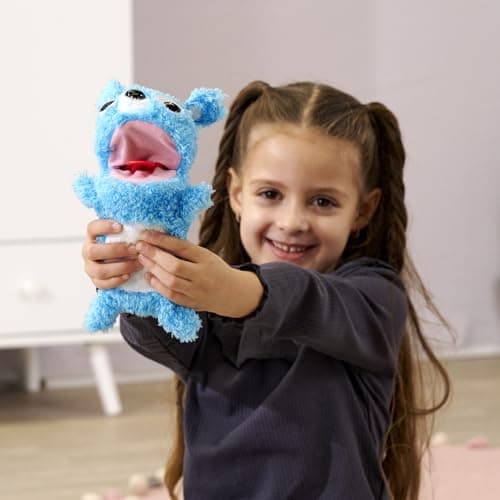 Simba ScreamerZ - 105953331 - Ours en Peluche avec Sons Amusants - pour Les Enfants à partir de 5 Ans, Approx. 30 cm, Bleue