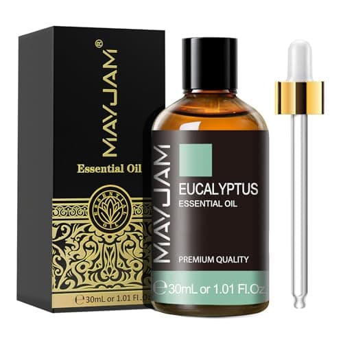 MAYJAM Huile Essentielle de Eucalyptus 30ML de Haute Qualité pour Diffuseur, Humidificateur, DIY, Home, Wardrobes