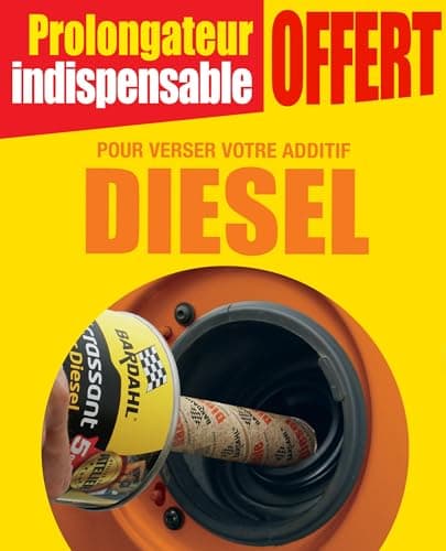 Décrassant moteur diesel 5 en 1 Bardahl 1L