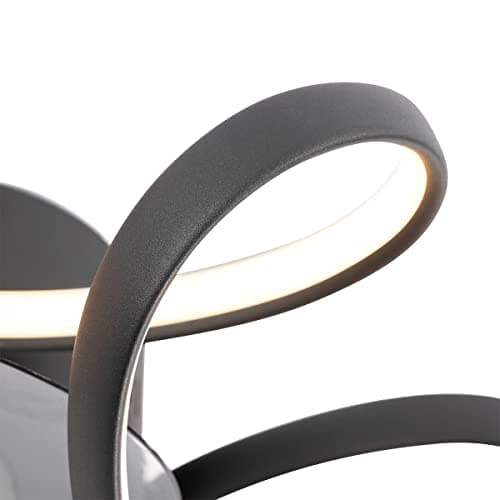 Qazqa mandy - LED Dimmable Ventilateur de plafond variateur inclus - 1 lumière - Ø 55 cm - Noir - Design - éclairage intérieur - Salon I Chambre I Cuisine I Salle à manger