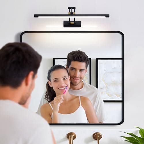 TYhogar Applique murale LED Lampe de salle de bain 12W 57CM Lumière picturale Lampe de salle de bain Éclairage intérieur Lampe de vestiaire Peinture à l'huile Lumière de maquillage 4000K IP44