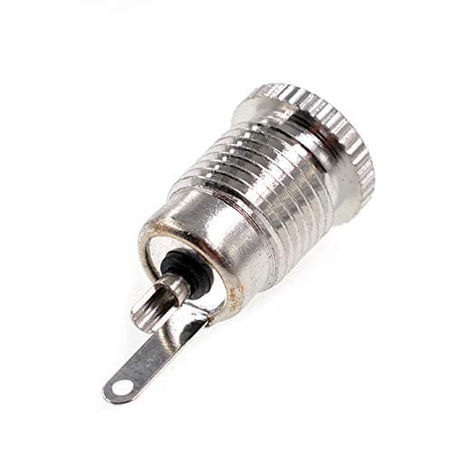 Oiyagai Lot de 5 Prises DC-099 Femelle, Montage sur Panneau, 5,5 x 2,5mm, 30V 10A, Connecteurs à Visser