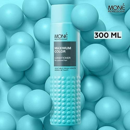 MONÉ Professional Après-Shampoing Cheveux Colorés, Kératine, 300 ml
