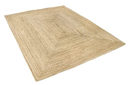 HAMID - Tapis Naturel, Alhambra Tapis Couleur Naturelle, Tressé à la Main, pour Salon, Salle à Manger, Chambre, Couloirs, Couleur Naturelle (200x300cm)