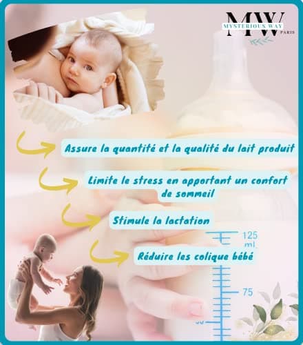 Tisane Magique 300g + boule infuseur cadeau | infusion allaitement bébé | Digestion difficile | règles douloureuses | lactation colique graine fenugrec fenouil carvi Verveine caroube vrac future maman
