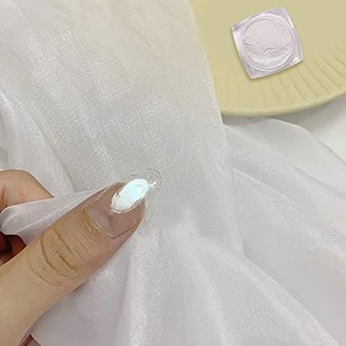 1pc ongles paillettes poudre poudre vernis perle manucure manucure pure poudre de poudre à ongles chrome chrome