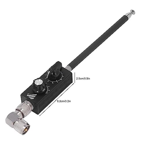 Pwshymi Antenne réglée sur Toute la Bande, Petite Boucle d'antenne QRP HF résistante aux interférences de directivité Forte pour la Transmission de la réception du Signal