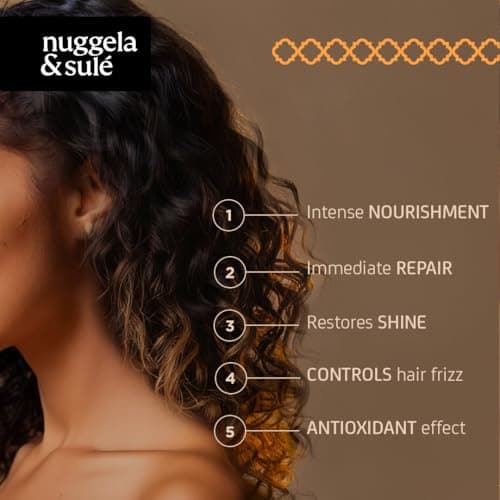 Nuggela & Sulé Tucuma Hair Mask - Intensif & Nourrissant. Actifs 100% Naturels. Masque à base de Beurre de Tucuma. Parfum Envoûtant. 1 x 250 ml