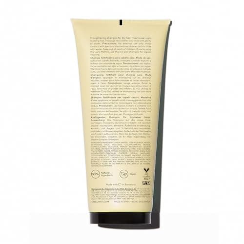 COCUNAT - Shampooing Rich - Cheveux Secs, Frisés, Abîmés ou Colorés - Maintient L'hydratation Et Revitalise les Fibres - Pointes Ouvertes Sans Sulfate ni Silicone - Méthode Curly - 200 ml