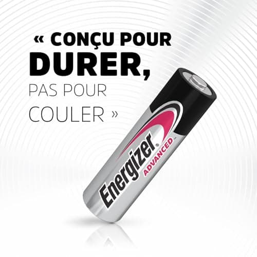 Energizer Advanced - Piles AAA (Lot de 12) Alcaline 1,5V - Haute Performance - Télécommandes, Jouets et Électroniques - Made in EU - Emballage 0% Plastique - Conservation 10 Ans [Exclusivité Amazon]