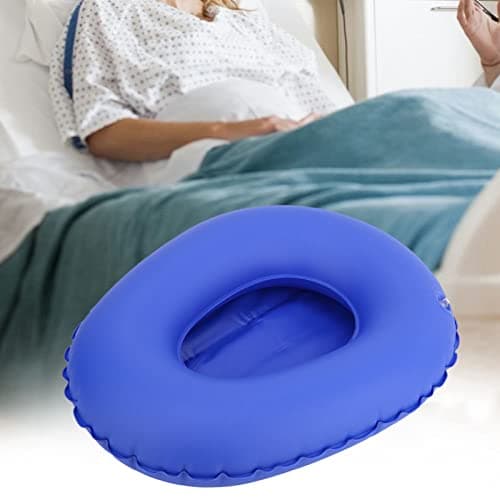 Pwshymi Urinoir de Toilette Anti-escarres de Lit Gonflable Médicinal pour les Personnes âgées Alitées pour les Personnes âgées Alitées