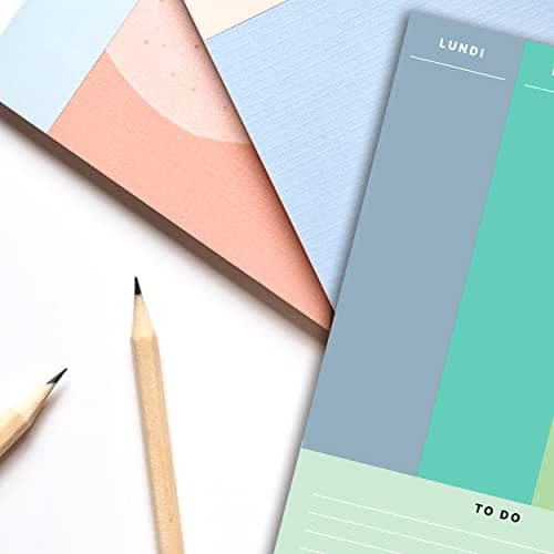 PACKLIST Planificateur Organisateur Hebdomadaire A4 Sans Date - Planification de Bureau - Weekly Planner - Agendas, Planificateurs et Calendriers de Design