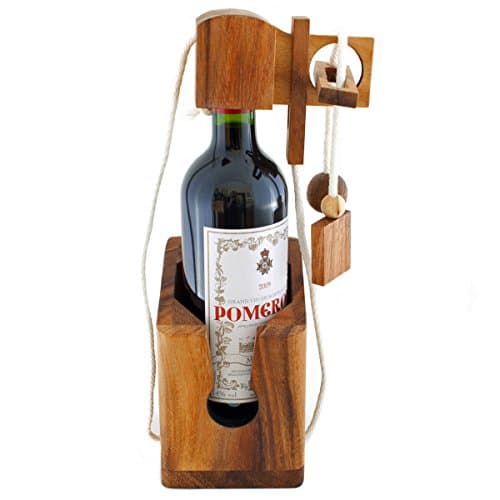 Dont Break The Bottle - Ne cassez Pas Les Bouteilles Puzzle en sécurité Puzzle Magique en Bois en 3D Puzzle pour Adultes Puzzle pour Bouteilles Jeu de réflexion
