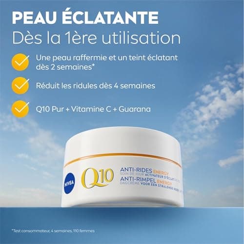 NIVEA Q10 Trousse Energy (1 x 1 pce), Trousse de toilette garnie contenant 3 soins visage et corps, Coffret cadeau femme idéal à emporter partout avec soi