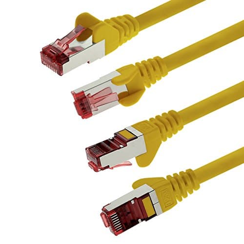 1aTTack.de 10x 2m - Câble patch câble réseau Cat 6 Cat6 RJ45 SFTP - jaune