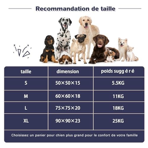 KSIIA Panier Chien Chat, Coussin Chat en Peluche Lavable, Ø 50 cm, Lit en Forme de Donut, Lit Rond pour Chat, Tapis pour Petit Chat et Chien, Gris Foncé