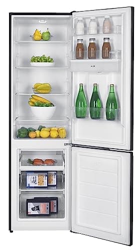 GEDTECH Refrigerateur combiné - congélateur bas - GCB262BL Noir - capacité 262L - Classe E